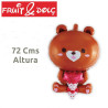 GLOBO OSITO MARRON 87Cms