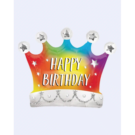 GLOBO CORONA HAPPY BIRTHDAY 61 CMS