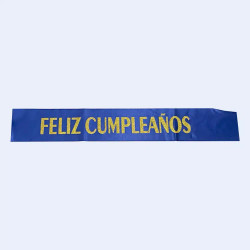 Banda Feliz Cumpleaños Azul...