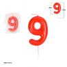 VELA ROJA NUMERO 9
