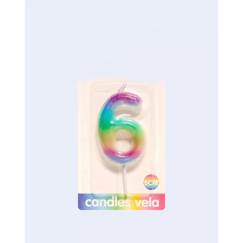 VELA ARCO IRIS NUMERO 6