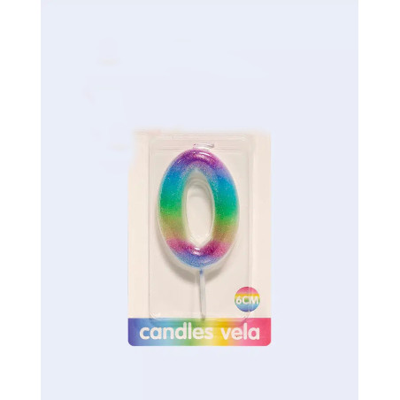 VELA ARCO IRIS NUMERO 0